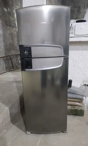 Refrigerador inox,funcionando perfeitamente