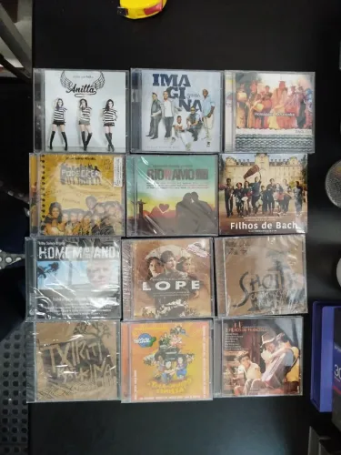 12 Cds Trilha sonora e de filmes lacrados