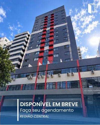Kitnet mobiliada para alugar com um quarto no Centro R$1.200 - 38m² Juiz de Fora -R$1.200,