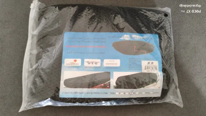 Capa de Banco Ventilada para Moto - Conforto e Proteção ( Nova )