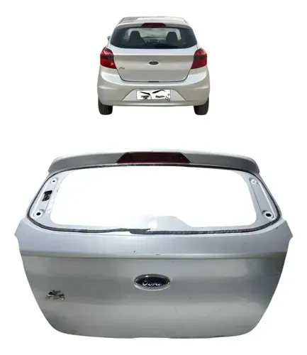 Tampa Traseira Mala Ford Ka 2015 2016 2017 2018 A 2021 Prata