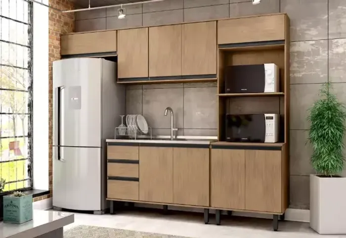 Armário de Cozinha Modulada Vicenza (SEM TAMPO)
