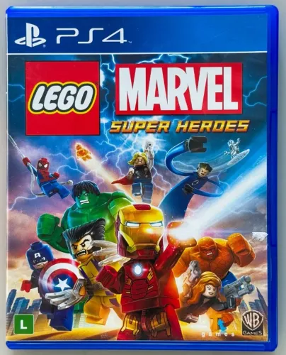 Jogo Lego Marvel Super Heroes - PS4 - Mídia Física Original Completo