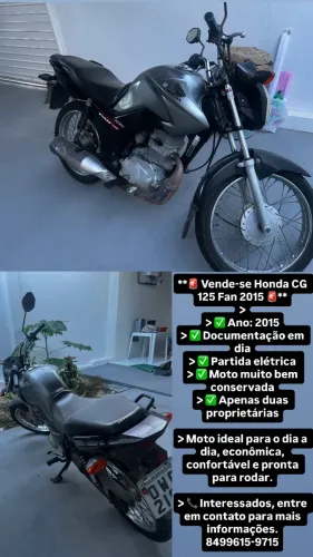 Vendo moto Honda 