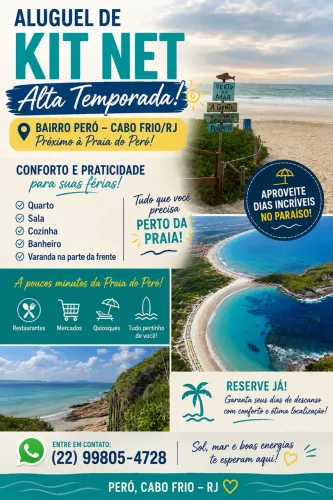 Aluguel de Casa para temporada (Peró- Cabo Frio)