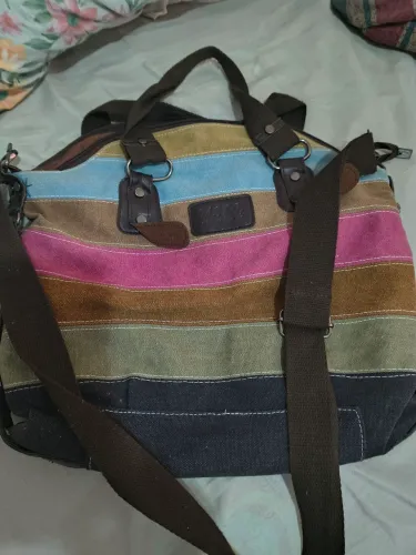 Bolsa de lona colorida