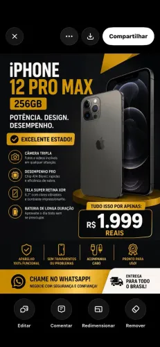 IPHONE 12 PRO MAX 256 GB "BARBADA"