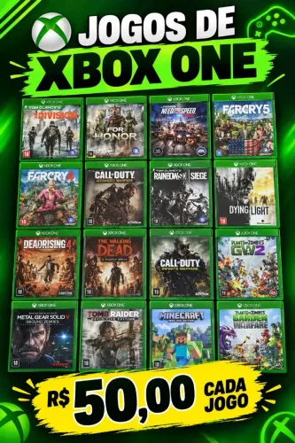 Vendo jogos do Xbox one 