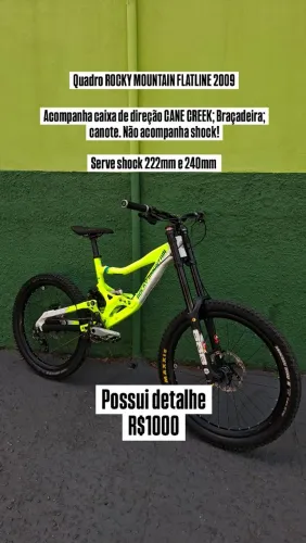 Quadro Rocky Mountain Flatline 2009 DH