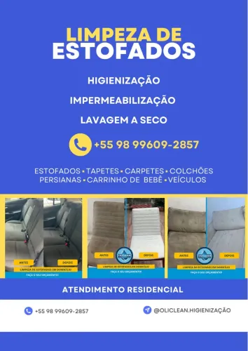 Limpeza de estofado