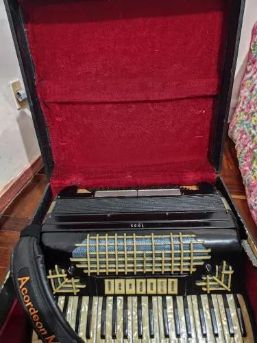 Acordeon italiano relíquia 120 baixos