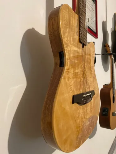 Violão Híbrido de Luthier (como Godin Multiac)