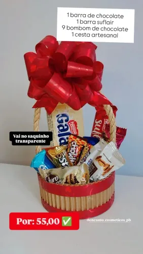Cesta de chocolate 