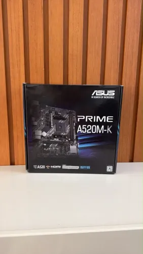 Placa Mãe Asus para AMD AM4 Prime A520M-K 2xDDR4 mATX - 90MB1500-M0EAY0