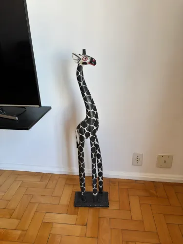 Arte estátua girafa importada