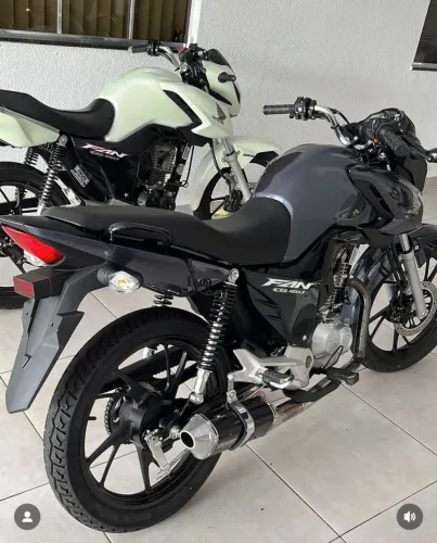Honda cg Fan 160 cinza