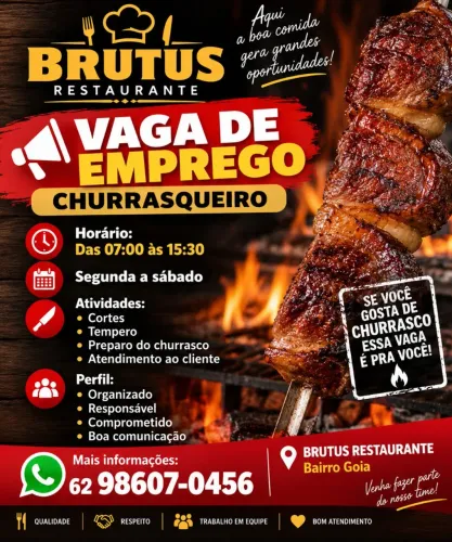 Vaga de churrasqueiro