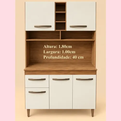 Armário de cozinha mantimentos - entregamos hoje 