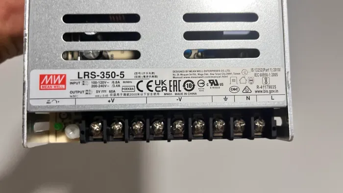 Fonte MW LRS 350 60A 5V