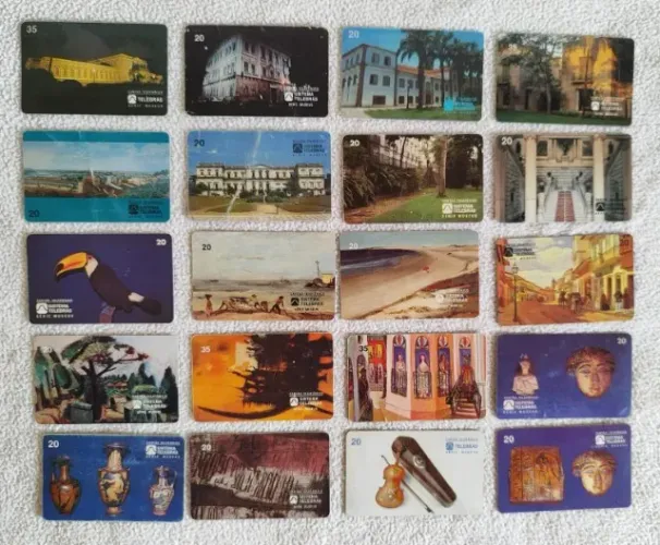 Cartões Telefônicos - Série Museus, Museu do Folclore e Fotografia Brasileira