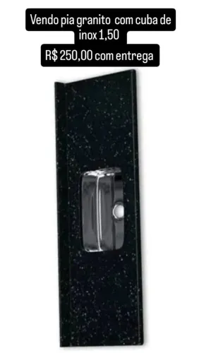 Vendo pia inox c/ cuba 1,50 
