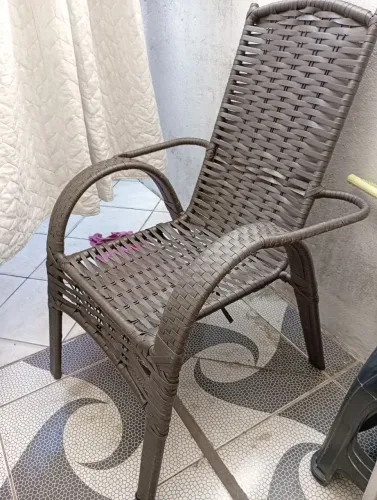 LCadeira fibra sintética
