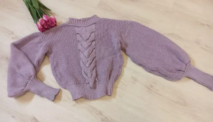 Blusa inverno lilás
