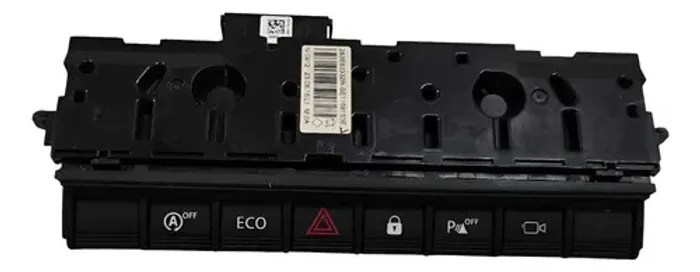 Botão Alerta Comandos Painel Renault Duster Iconic Plus2025 Preto