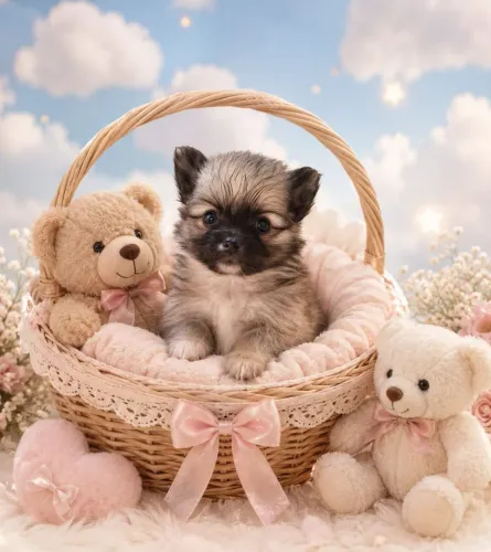 Filhotes de lulu da pomerania