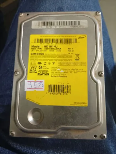 HD 160GB Samsung SATA 3.5" (Saúde 95%) - Para PC de Escritório ou DVR