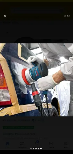 Lixadeira rolo orbital 6 Bosch 220