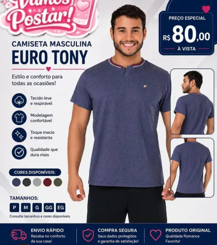 Camisa masculina