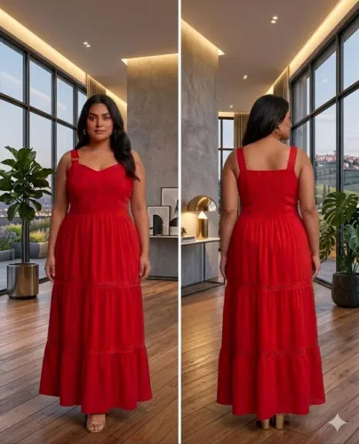 Vestido em tecido tam M/G