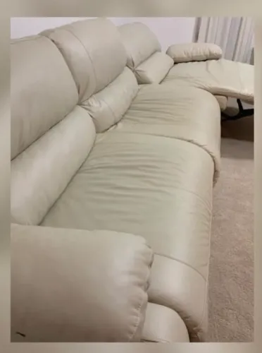 Sofa couro 3m