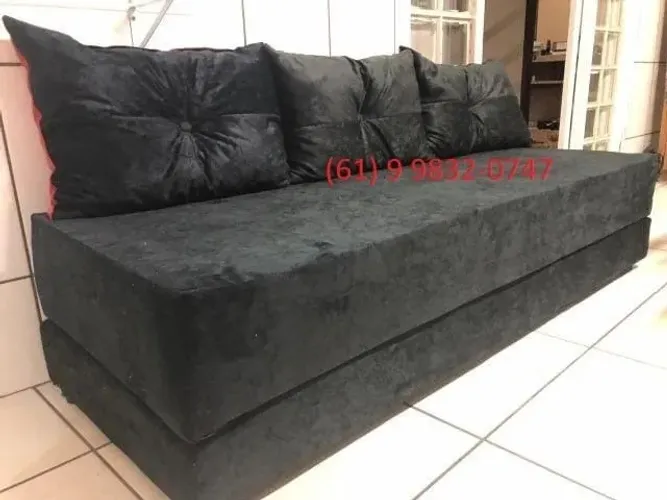 Sofá cama novo e embalado/ Diversas cores