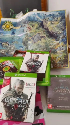Jogos de Xbox One (The Witcher + Pillars of Eternity)