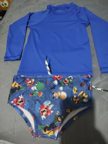 Roupa de banho infantil 1/2 anos