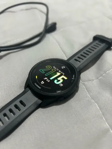 Relógio garmin 165 preto e cinza 