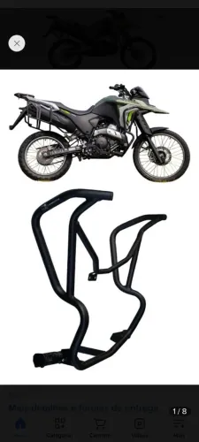 Vendo bauleto pro tork 45l com base, suporte e protetor de carenagem MA p Yamaha lander