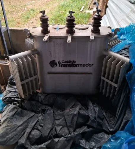 Transformador a óleo 150 kVA (com plaqueta 112,5 kVA) - NOVO