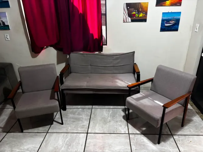 Sofá Completo em Perfeito Estado