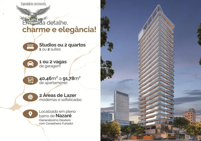 VENDO STUDIO NO ED. VOGUE NAZARE - 49,74M²