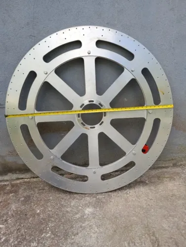 roda aço inox 1 metro