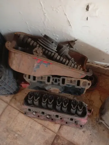 Par de cabeçote de motor v8 302