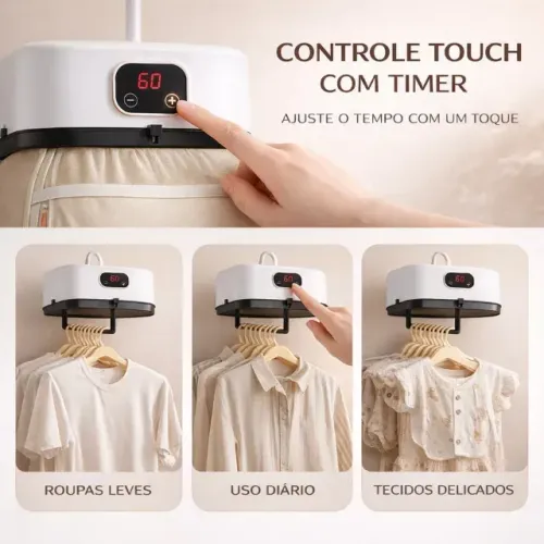 Secador de Roupas Portátil 600W 10KG Secagem Rápida Compacto 110V 220V