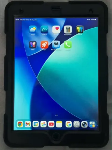 iPad 9 Impecável + Kit Completo (2 Capas + Caneta WB + Película)