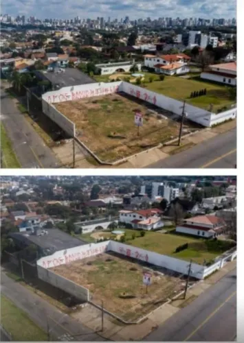 Terreno de Esquina no Água Verde: 1.159 m² com Alto Potencial de Valorização