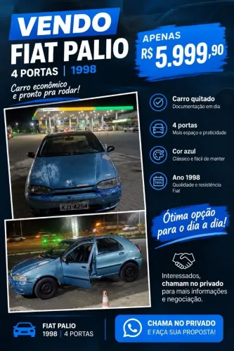 Fiat Palio ED 1.0 MPI 2P E 4P 1998