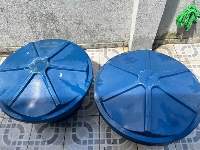 2 Caixas d?Águas 500L em Polietileno Fortlev