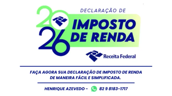 Declaração de Imposto de Renda 2026
